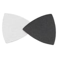thumbnail image 4 of Unique Bargains Triangular Sandpaper Hook and Loop Fit 3-1/2' Oscillating Multi-Tool Silicon Carbide for Wet/Dry 80 Grit 10pcs, 4 of 5
