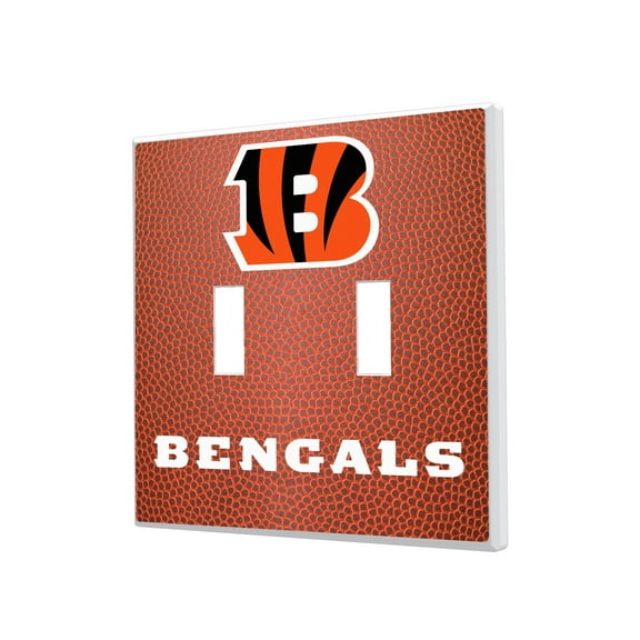 Cincinnati Bengals Football Design Double Toggle Light Switch Plate
