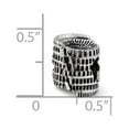 thumbnail image 3 of Fancy Bead White Sterling Silver Themed 8.18 mm Reflections Colosseum Bead, 3 of 3