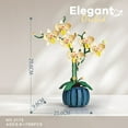 thumbnail image 4 of GZBrick Orchid Bonsai Building Sets Flowers Bouquet with Vase for Adults Girls Compatible with Lego, 4 of 7