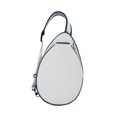thumbnail image 2 of Bolsa de tenis, bolsa cruzada de tenis, portátil, de gran capacidad, para portar palas. Bordes azules blancos., 2 of 9