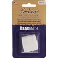 thumbnail image 2 of The Beadsmith S-Lon Bead Cord – .5 mm Twisted Nylon Cord, White Color, TEX210, 77 Yards, 2 of 6