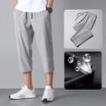 thumbnail image 4 of MYG Shorts d'Été Rafraîchissants pour Hommes Capris Amples Mode Tout-Aller Mode Urbaine, 4 of 8