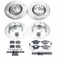 thumbnail image 3 of PowerStop Front and Rear Z23 Evolution Sport Carbon-Fiber Ceramic Brake Pad and Drilled & Slotted Rotor Kit Fits: AUDI Select Models K6918, 3 of 10
