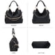 thumbnail image 3 of Bolso Dasein Monederos para mujer de piel vegana Hobo Black, 3 of 6