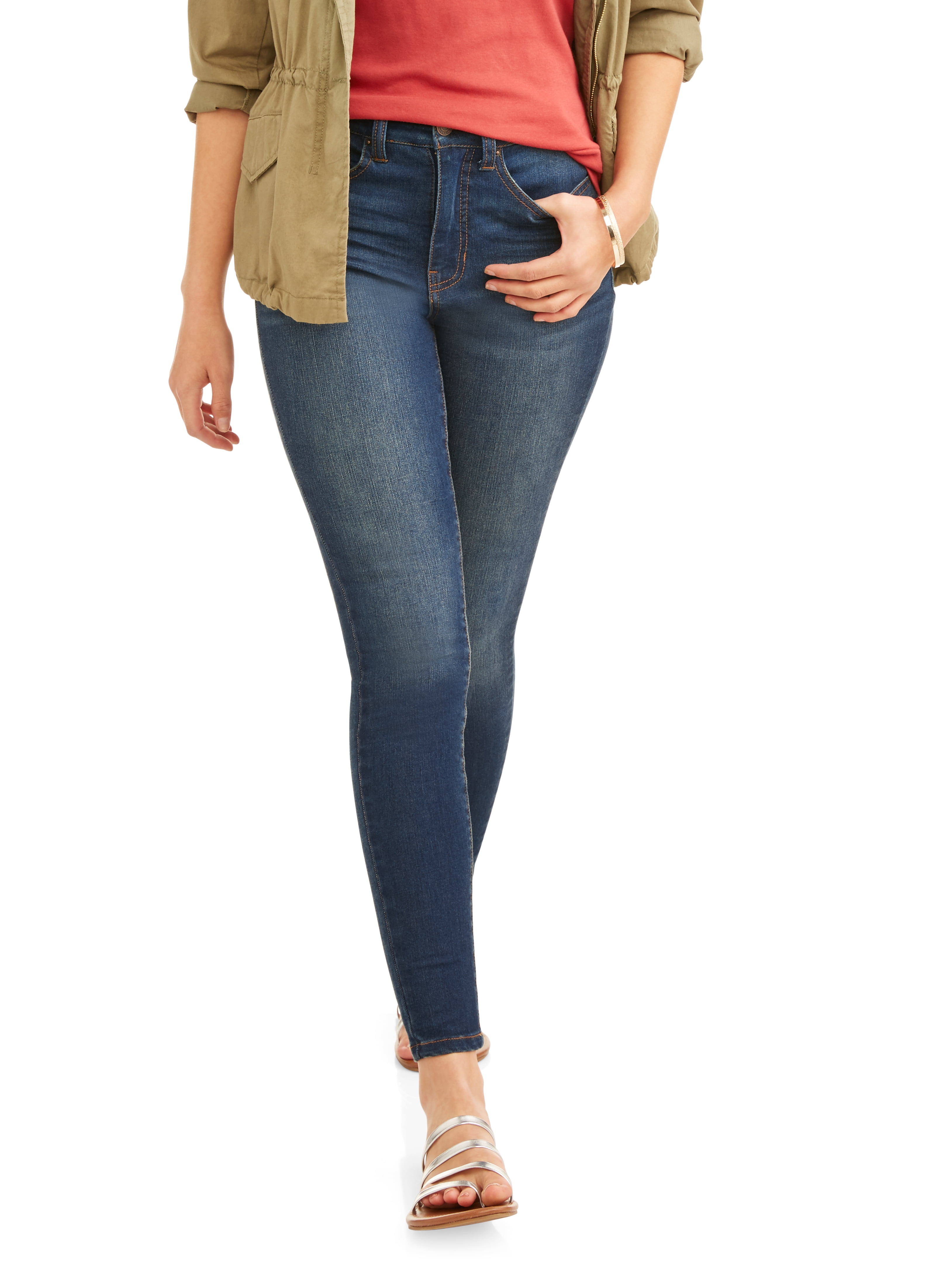 time and tru women's core high rise skinny jean