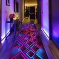 thumbnail image 1 of Neon Runner Rug, Runner Rug, Neon Rug, Runner Neon Rug, Neon Rugs, Neon Look Rug, Neon Long Rug, E-SPOR Rug, Hallway Rug, Colorfull Rug D1357.2 80x300Cm//31x118inch, 1 of 8