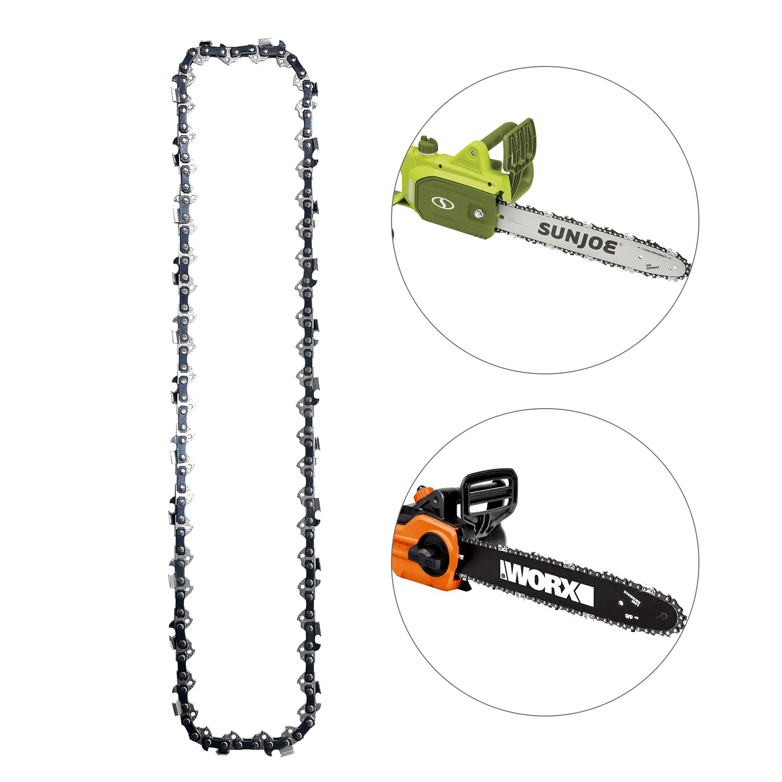 14" Chainsaw Chain 3/8" LP 050" 52DL for Portland Harbor Freight 64497