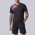 thumbnail image 2 of FRSASU Men's Activewear Sport Tee Shirt Quick Dry Athletic Running Gym Workout Golf Tennis Top Tee Red, 2 of 5