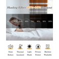 thumbnail image 5 of Orange Stripes Blackout Curtains, Light Blocking Print Window Curtains, Modern Minimalist Horizontal Ombre Lines Thermal Insulated Window Drapes for Living Room Kitchen Cafe 2 Panels, 84"W x 84"L, 5 of 9