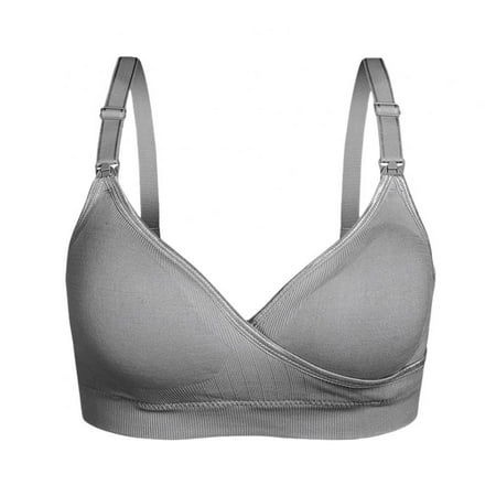 

Spdoo Women Nursing Bra Pregnant Push up Bra Front Button Maternal Breastfeeding Underwear