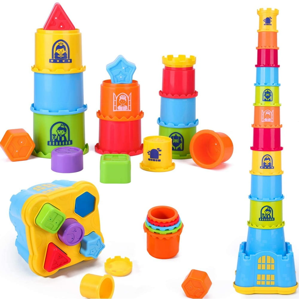 iPlay, iLearn Baby Stacking, Nesting and Sorting Cups ...