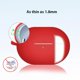 thumbnail image 3 of For Huawei FreeBuds Pro 4 Protective Case Bluetooth-Compatible Earbuds Silicone Cover with Hook - Bl, 3 of 4
