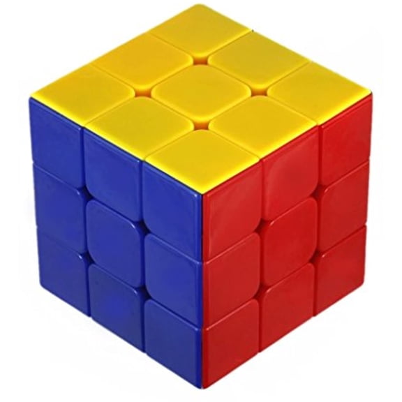 Shengshou 3x3x3 Speed Cube Casse Tête Puzzle Noir Rainbow Sans Autocollant