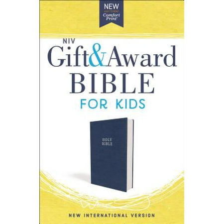 NIV Gift and Award Bible for Kids, Flexcover, Blue, Comfort (Best Bible Version For Children)