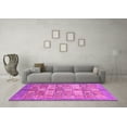 thumbnail image 3 of Ahgly Company Indoor Rectangle Abstract Pink Modern Area Rugs, 2' x 5', 3 of 4