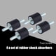 thumbnail image 3 of Soportes de goma amortiguador roscado amortiguador de puntales de choque control de ruido extremadamente duradero para motores de compresores de aire Higoodz Otros, 3 of 8