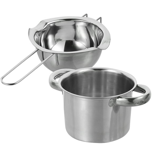 Raindrops 1 Set Chocolate Melting Pot Stainless Steel Double Boiler Pot Butter Heating Pot