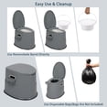 thumbnail image 4 of Ktaxon Folding Portable Travel Toilet, 4 of 9