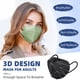 thumbnail image 3 of Mascarillas faciales KN95 FENFEN, paquete de 50, 10 colores para adultos con filtro 95%, 3 of 6