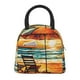 thumbnail image 1 of Fotbe Beach Umbrella Sunset Bolsa de Almuerzo con Estampado, Lonchera Aislada, Contenedor de Comida Reutilizable Tipo Cooler a Prueba de Fugas, 1 of 6