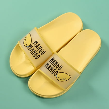 

Summer Slippers Shoes Women Cute Fruit Jelly Color Transparent Open Toe Flip Flops Clear Outdoor Beach Slides Sandals New