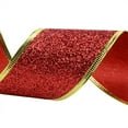 thumbnail image 2 of 33Ft/10Meters Red Glitter Christmas Ribbon Wreath Present Wedding Arts Crafts Gift Wrapping, 2 of 2