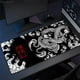 thumbnail image 2 of Alfombrilla de ratón con diseño de dragón, tapete de escritorio en blanco y negro, para ordenador portátil, teclado de Anime japonés para videojuegos, alfombrilla de goma para mesa, alfombrilla para r, 2 of 5