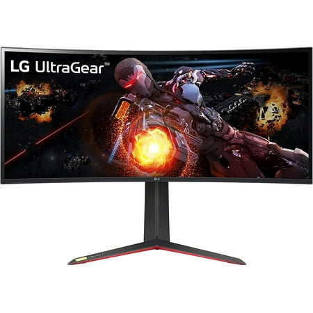 Restored LG 34GP950G-B 34" UltraGear QHD (3440 x 1440) Curved Gaming Monitor - (Refurbished)