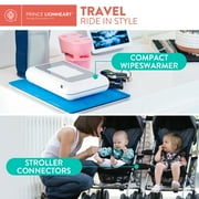 Prince Lionheart Travel Friendly Portable Baby Compact Wipe Warmer, Gray, with Car Adaptor