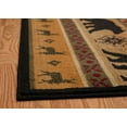 thumbnail image 3 of Designer Home Regal Area Rug 750-03353 Nordic Bear Spice Elk Bears 7' 10" x 10' 6" Rectangle, 3 of 4