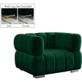 thumbnail image 2 of Meridian Furniture Gwen Green Velvet Chair, 2 of 5