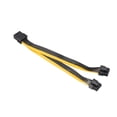 thumbnail image 3 of Uxcell 8 Pin hembra a doble PCIe 8 Pin (62) macho adaptador de alimentación PCI Express cable GPU 220mm/8.7" para tarjeta gráfica, 3 of 6