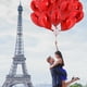 thumbnail image 3 of Set de globos TONIFUL de 30 piezas, corazones rojos de foil de 18", 3 of 6