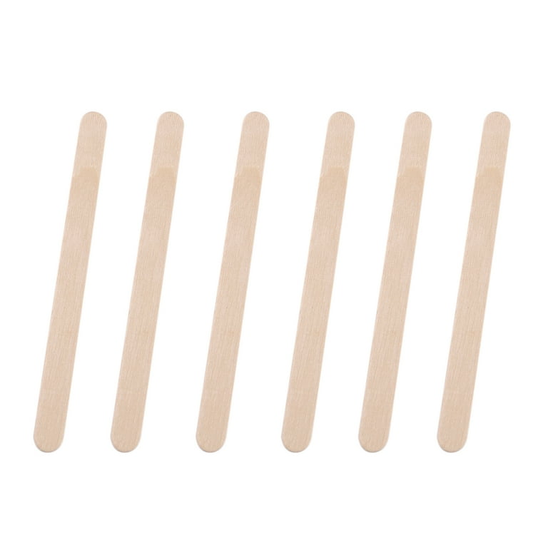 200 Pcs Craft Sticks Ice Cream Sticks Wooden Popsicle Sticks 114MM Length  Treah