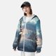 thumbnail image 3 of Fotbe Moonlit Sea Sailboat Chaqueta con Protección Solar UPF 50+ para Hombre y Mujer, Camisa con Capucha y Bolsillos-XX-Large, 3 of 7