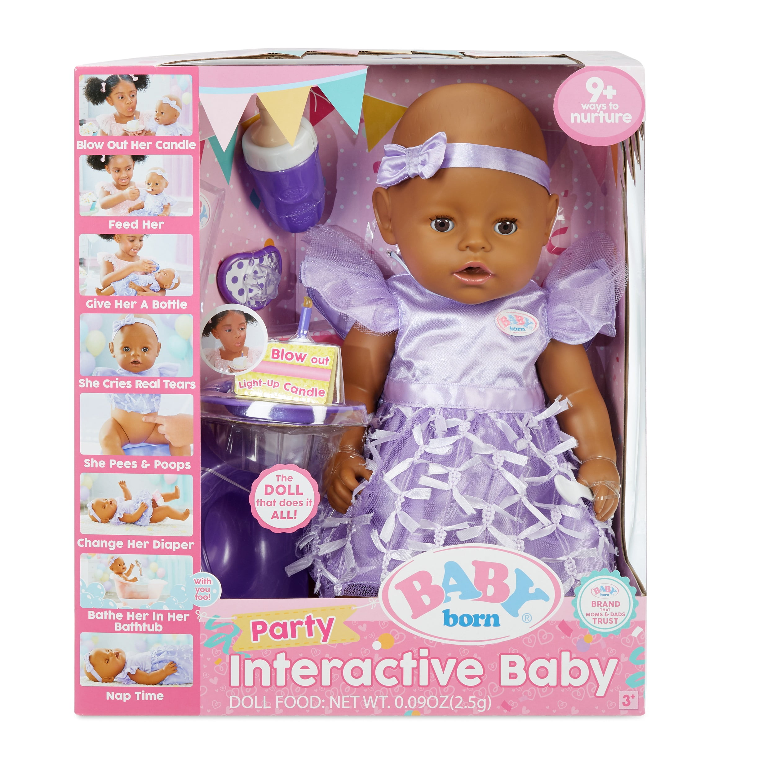 Baby Born Interactive Doll Green Eyes