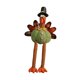 thumbnail image 5 of Escultura de muñeca de patas largas para decoración de Acción de Gracias, pavo de peluche de juguete para el hogar Verde, 5 of 9