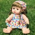 thumbnail image 5 of Deals! Danhjin Baby Doll, Voice Blinking Talking Vinyl Simulation Doll with Soft Rubber Baby Toys, Kindergarten Early Education Dolls for Toddler Pretend Play, Christmas Gifts for Children, 5 of 5