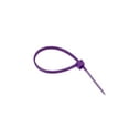 thumbnail image 5 of Uxcell 300pcs Cable Zip Ties Plastic Self-Locking Nylon Tie Cables Wrap Purple 100mm x 2.5mm, 5 of 5