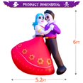thumbnail image 3 of Pareja hinchable DomKom para Día de los Muertos, 183 cm, con LED, 3 of 6
