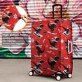thumbnail image 4 of Red Cartoon Dinosaurs Skiing Pattern Luggage Cover Fashion Suitcase Cover Baggage Covers Fit 25-28 Inch Luggage (Go Travel), 4 of 5