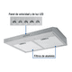 thumbnail image 2 of Campana extractora 60 cm, de pared, acero inoxidable, Foset Foset CAME-60, 2 of 3