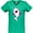 Kelly Green, variant on Inktastic Cute Shark, Little Shark, Pink Shark, Sea Animal Women's V-Neck T-Shirt