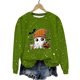 thumbnail image 2 of Ailaofu Women's Halloween Printed Round Neck Casual Sports Long Sleeve Sweatshirt Top Sweatshirt Loose Soft Long Sleeve Pullover Tops, 2 of 6