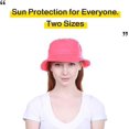 thumbnail image 2 of ORUYROP Unisex Washed Cotton Bucket Hat Summer Outdoor Cap, 2 of 6