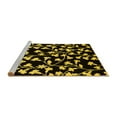thumbnail image 2 of Ahgly Company Machine Washable Indoor Rectangle Oriental Yellow Industrial Area Rugs, 6' x 9', 2 of 4