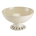 thumbnail image 3 of Decorative Pedestal Bowl Table Centerpiece Kitchen Counter Breads Plate Serving White, 3 of 9