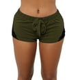 thumbnail image 1 of Gibobby Falda Shorts Mujer Pantalones deportivos altos Yoga para mujer Cintura ajustada hacia fuera Encaje Elástico Leggings Pantalones cortos casuales(Verde, XXL), 1 of 3