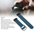 thumbnail image 3 of 22mm Silicone Watch Band, Smart Sports Watch Band Straps Replacement, 3 of 8